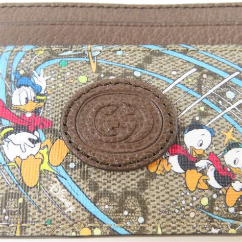 disney x gucci donald duck card case